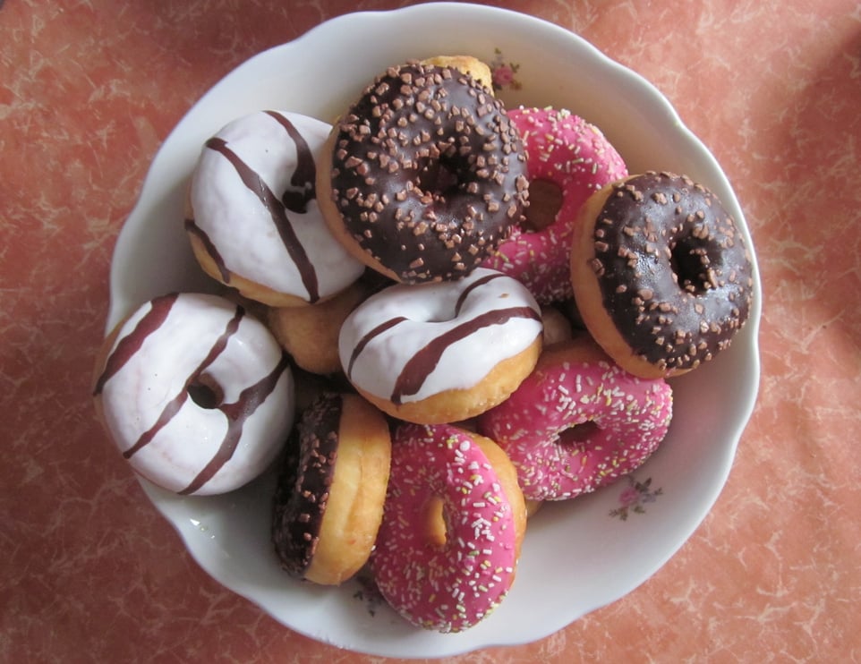 Donuts in a Bowl